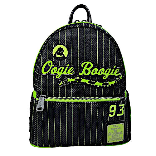EXCLUSIVE DROP: Loungefly Oogie Boogie Jersey Glow Mini Backpack