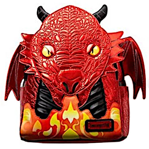 dragon mini backpack Loungefly Dreamworks How to Train Your this striking accessory features winged detailing and a moulded dragon charm front and centre Loungefly How to Train Your
