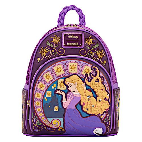 Loungefly Disney Tangled Rapunzel Lanterns Quilted Mini Backpack