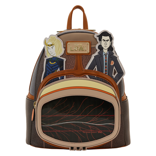 Loungefly Loki TVA Multiverse Lenticular Mini Backpack