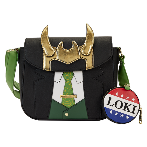 Loungefly Loki for Preseident Cosplay Crossbody Bag