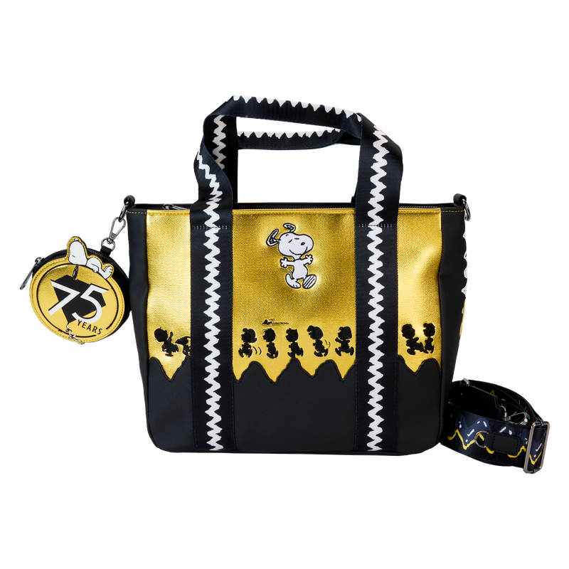 Loungefly Peanuts Gang Tote Bag With Coin Pouch