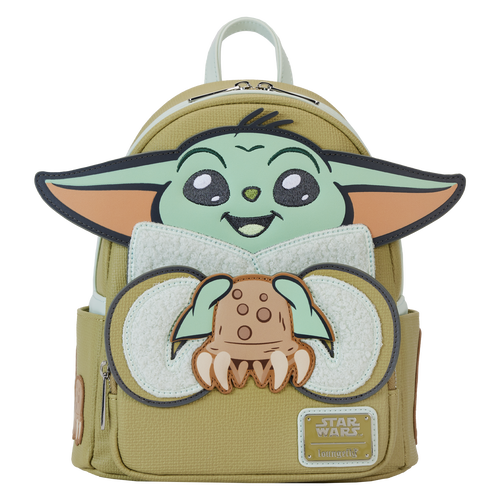 Loungefly The Mandalorian Grogu & Crabbies Cosplay Mini Backpack