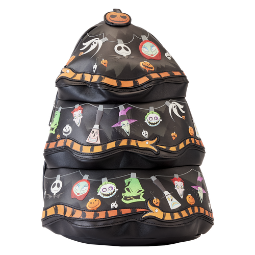 Loungefly Nightmare Before Christmas Tree String Lights Glow Mini Backpack