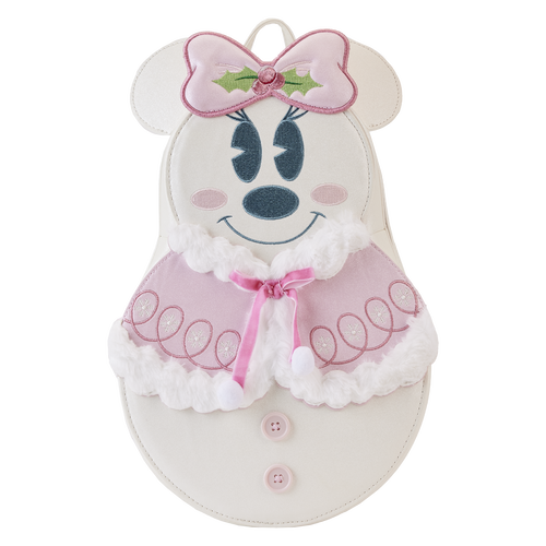 Loungefly Minnie Mouse Pastel Snowman Mini Backpack
