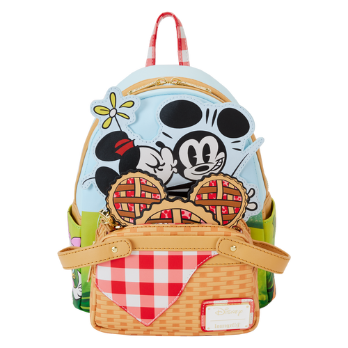 disney best friends stripe mini backpack Loungefly Mickey & Friends Picnic Basket Mini Backpack – LF Lounge VIP