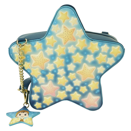 Loungefly Pixar Shorts La Luna Star Shaped Figural Light Up Crossbody Bag