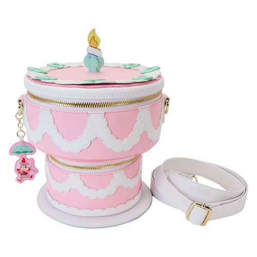 Loungefly Alice In Wonderland Unbirthday Cake Figural Glow Crossbody Bag