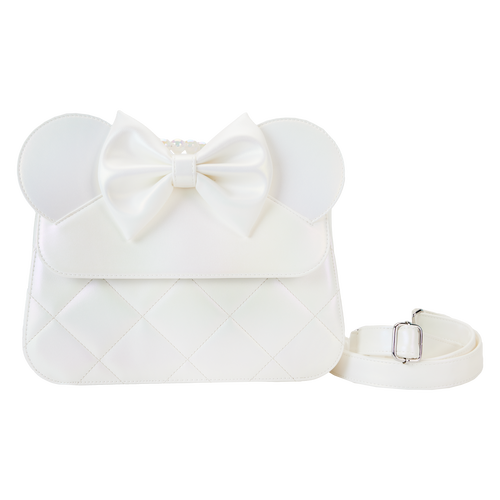 Loungefly Minnie Mouse Iridescent Wedding Crossbody Bag