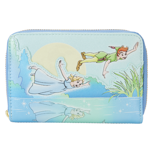 Loungefly Peter Pan You Can Fly Glow Zip Around Wallet