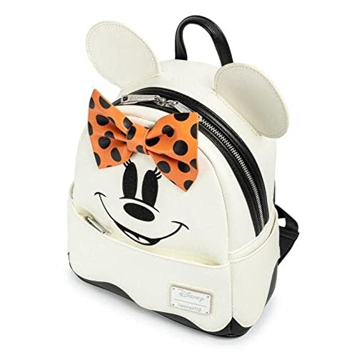 Loungefly Disney Ghost Minnie Mouse Glow in the Dark Cosplay Womens Double Strap Shoulder Bag Purse