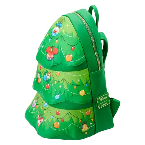 Loungefly Disney Chip n Dale Tree Ornament Figural Double Strap Shoulder Bag, Multicolored