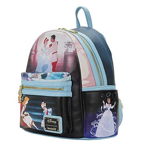 Loungefly Disney Cinderella Princess Scene Womens Double Strap Shoulder Bag Purse