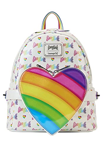 Loungefly Lisa Frank Color Block Mini Backpack Double Strap