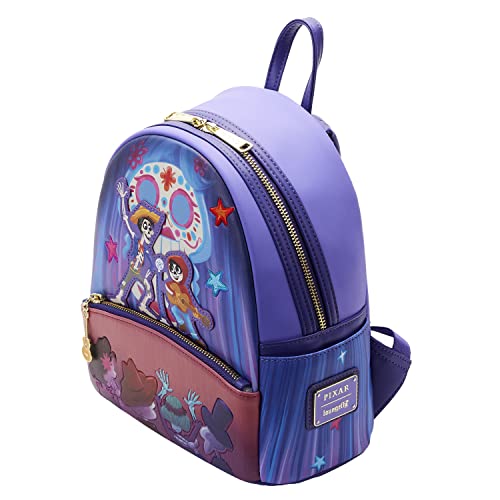 Loungefly Disney Pixar Coco Miguel & Hector Performance Scene Mini Backpack