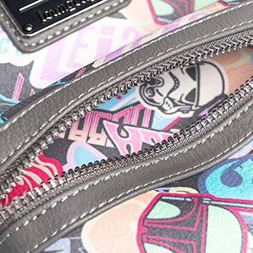 Star Wars Classic Pastel Stickers Mini Faux Backpack by Loungefly