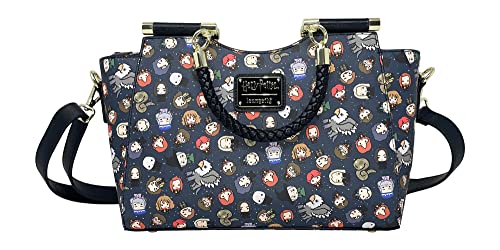 Loungefly Harry Potter Hogwarts Chibi Characters Crossbody Satchel Han 