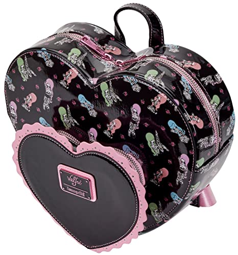 Loungefly Valfre Double Heart Mini Backpack Women's Double Strap Shoulder Bag Purse