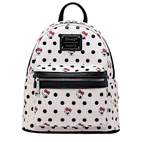 hello kitty mini backpack loungefly Hello Kitty Polka Dot PU Mini Backpack