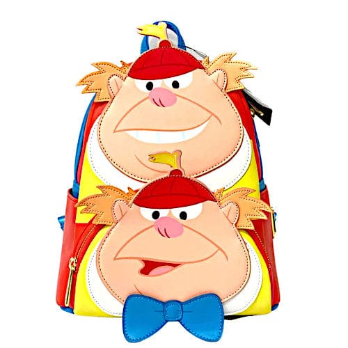 EXCLUSIVE DROP:  Loungefly Disney Alice In Wonderland Tweedle Dee And Tweedle Dum Mini Backpack - 8/31/22
