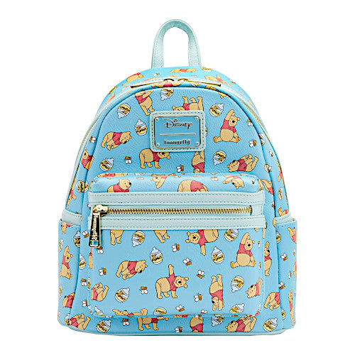 amazon mini backpack EXCLUSIVE DROP: Loungefly Disney Winnie The Pooh AOP Mini Backpack