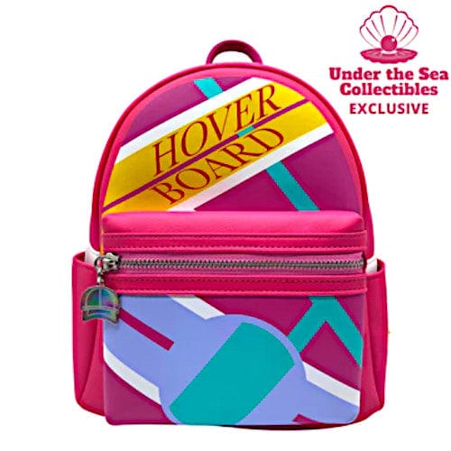 bloungefly mini backpack futuire ideas Loungefly Back to the Future Hoverboard Cosplay Mini Backpack – Under the Sea Collectibles Exclusive