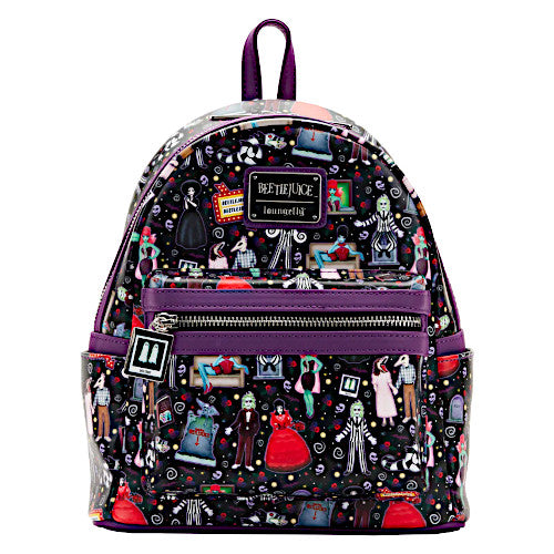 Loungefly Beetlejuice Icons Mini Backpack LF Lounge VIP