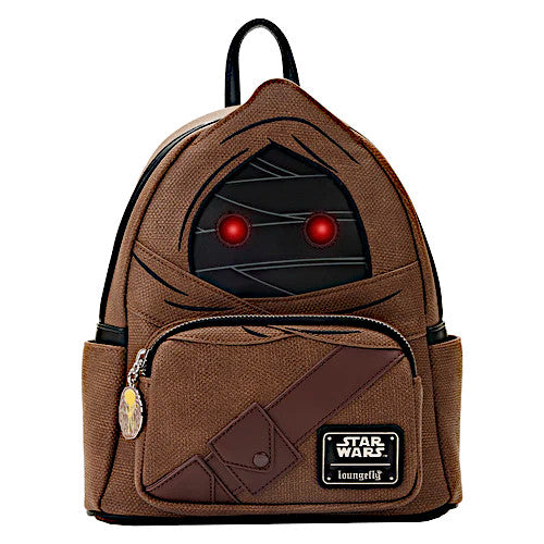 Loungefly Disney Star Wars Celebration Jawa Light Up Mini Backpack, Women's, Size: One size, Grey