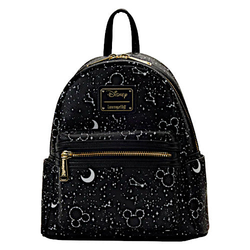 black.disney backpack leather Loungefly Disney Mickey Mouse Constellation Mini Backpack