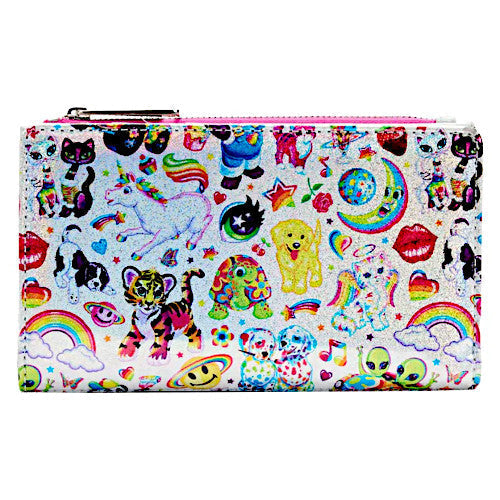 RESTOCK: Loungefly Lisa Frank Iridescent Flap Wallet - 4/27/23
