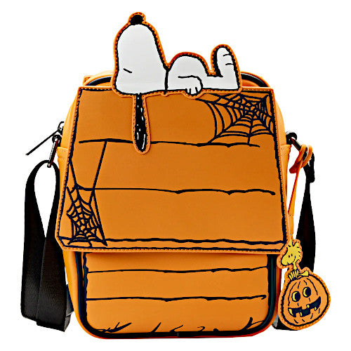 Loungefly Peanuts Great Pumpkin Snoopy Doghouse Crossbody Bag