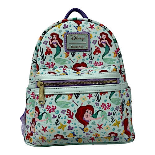 EXCLUSIVE DROP: Loungefly Disney Little Mermaid AOP Mini Backpack - 4/22/22
