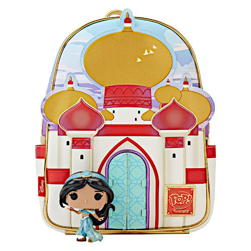 EXCLUSIVE DROP: Pop! By Loungefly Aladdin 30th Anniversary Palace Mini Backpack & Jasmine Diamond Pop! Bundle (LE 3000) - 4/19/23