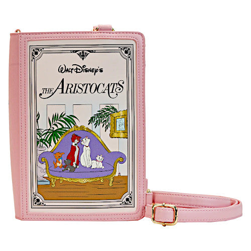 Loungefly Aristocats Book Convertible Crossbody Bag