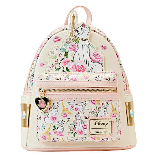 EXCLUSIVE DROP Loungefly Aristocats Duchess In Paris Floral AOP Mini LF Lounge VIP