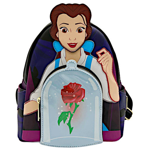 Loungefly Beauty and the Beast Belle Enchanted Rose Mini Backpack Toyz N Fun Exclusive Loungefly Beauty and the Beast Belle Enchanted Rose Mini Backpack Toyz N Fun Exclusive