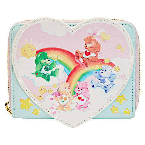 Loungefly Care Bears Cloud Party Zip Around Wallet