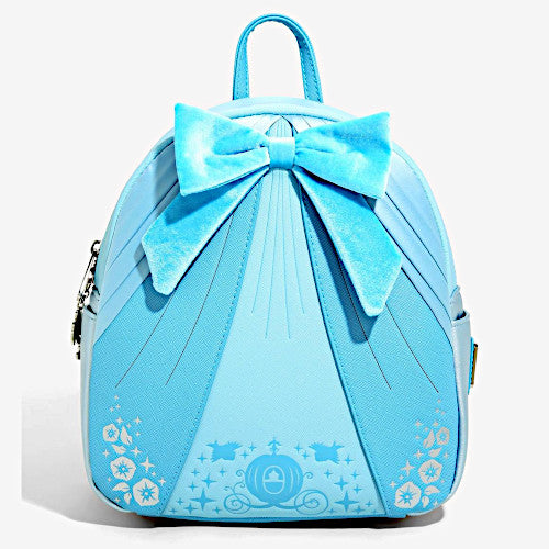 dressy mini backpack Cinderella - Blue Dress Backpack