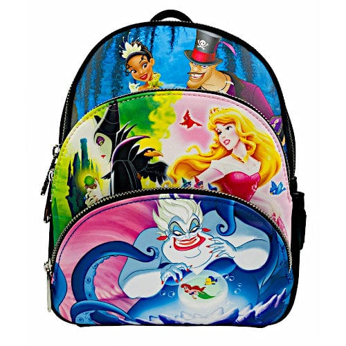 EXCLUSIVE DROP: Loungefly Disney Good Vs Evil Scenes Series 2 Triple Pocket Mini Backpack (LR) - 11/23/22