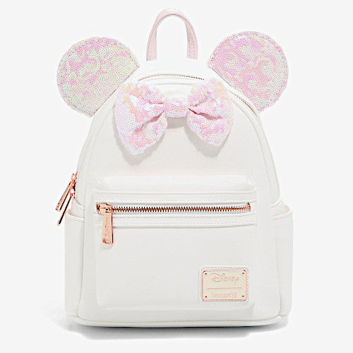 EXCLUSIVE RESTOCK: Loungefly Disney Minnie Mouse Iridescent Sequin Mini Backpack