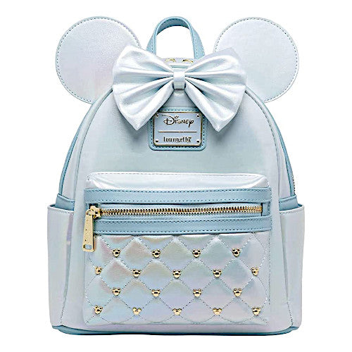 EXCLUSIVE DROP: Loungefly Disney Minnie Mouse Classic Series Iridescent Sky Mini Backpack - 3/31/23