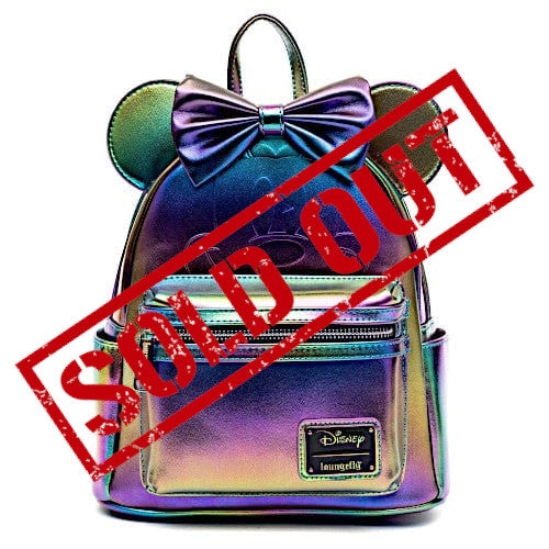 disney minnie mouse oil slick mini backpack Loungefly
