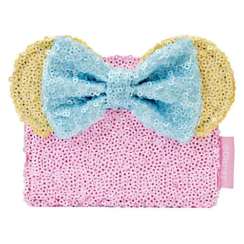 EXCLUSIVE DROP: Loungefly Disney Minnie Mouse Pastel Sequin Wallet/Card Holder (LE 1750) - 3/21/23