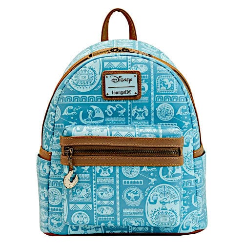 disney mini backpack amazon Loungefly Disney Moana Maui Tattoo Print Mini Backpack