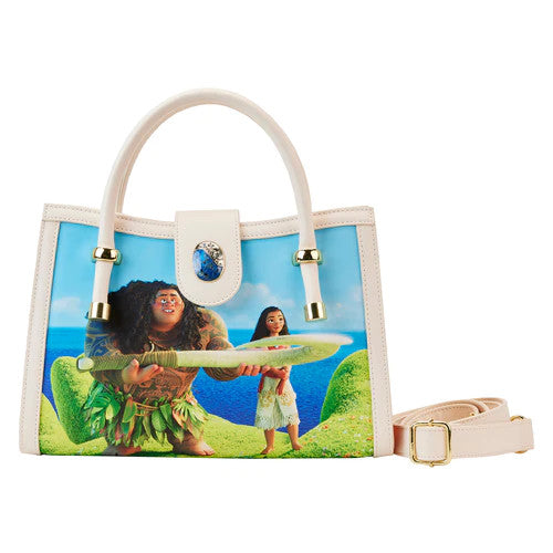 Loungefly Disney Moana Princess Scenes Crossbody Bag