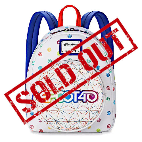 epcot mini backpack EXCLUSIVE DROP: Loungefly Disney Parks Epcot 40th Anniversary Mini Bac – LF Lounge VIP
