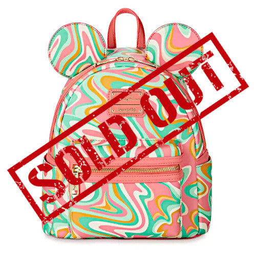 EXCLUSIVE DROP: Loungefly Disney Parks Mickey Mouse Swirl Mini Backpack - 11/14/22