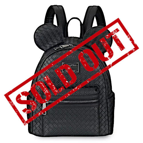 disney black leather backpack EXCLUSIVE DROP: Loungefly Disney Parks Mickey Mouse Woven Mini Backpack