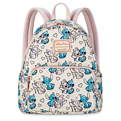 Stitch and angel loungefly backpack Clearance