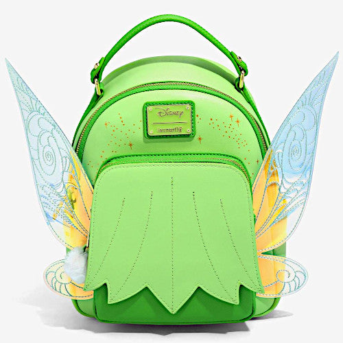 LOUNGEFLY DISNEY TINKERBELL W/ IRIDESCENT WINGS MINI BACKPACK COLLECTO –  Collectors Outlet llc